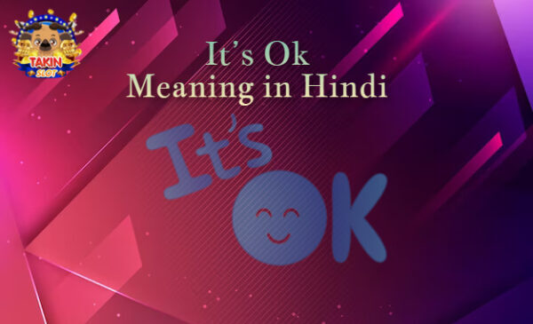 It’s Ok meaning in Hindi | It’s Ok का मतलब क्या है